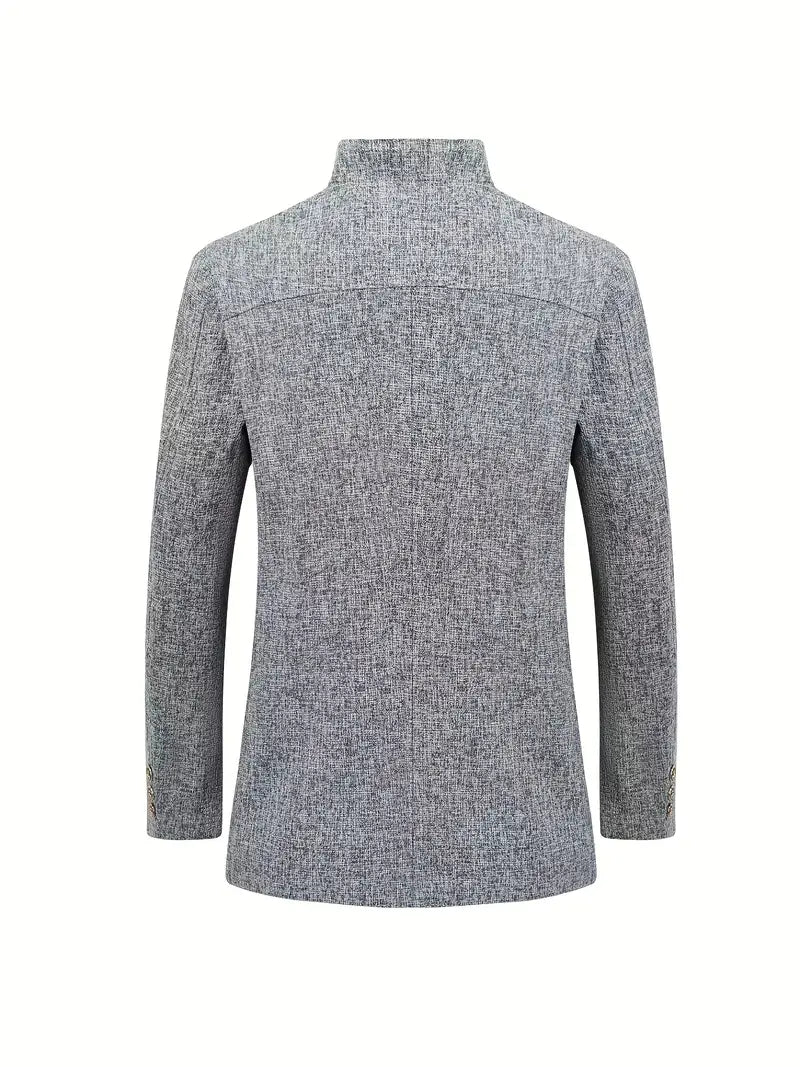 KLAUS I ELEGANT STAND-UP COLLAR BLAZER