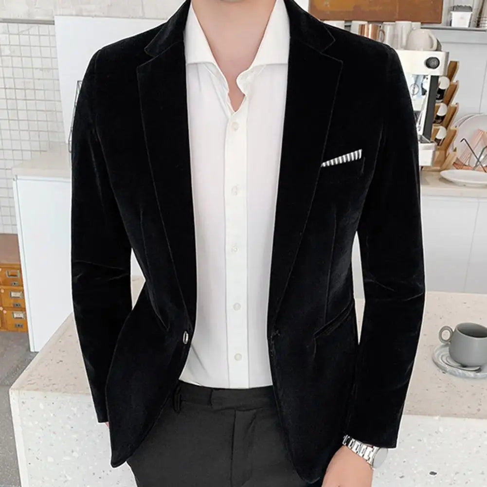 MIKE I CLASSIC VELVET BLAZER
