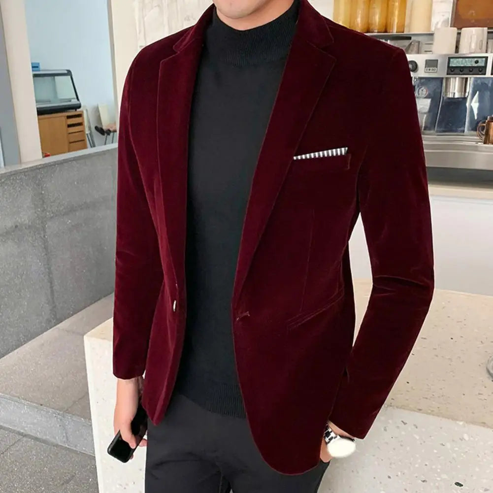MIKE I CLASSIC VELVET BLAZER