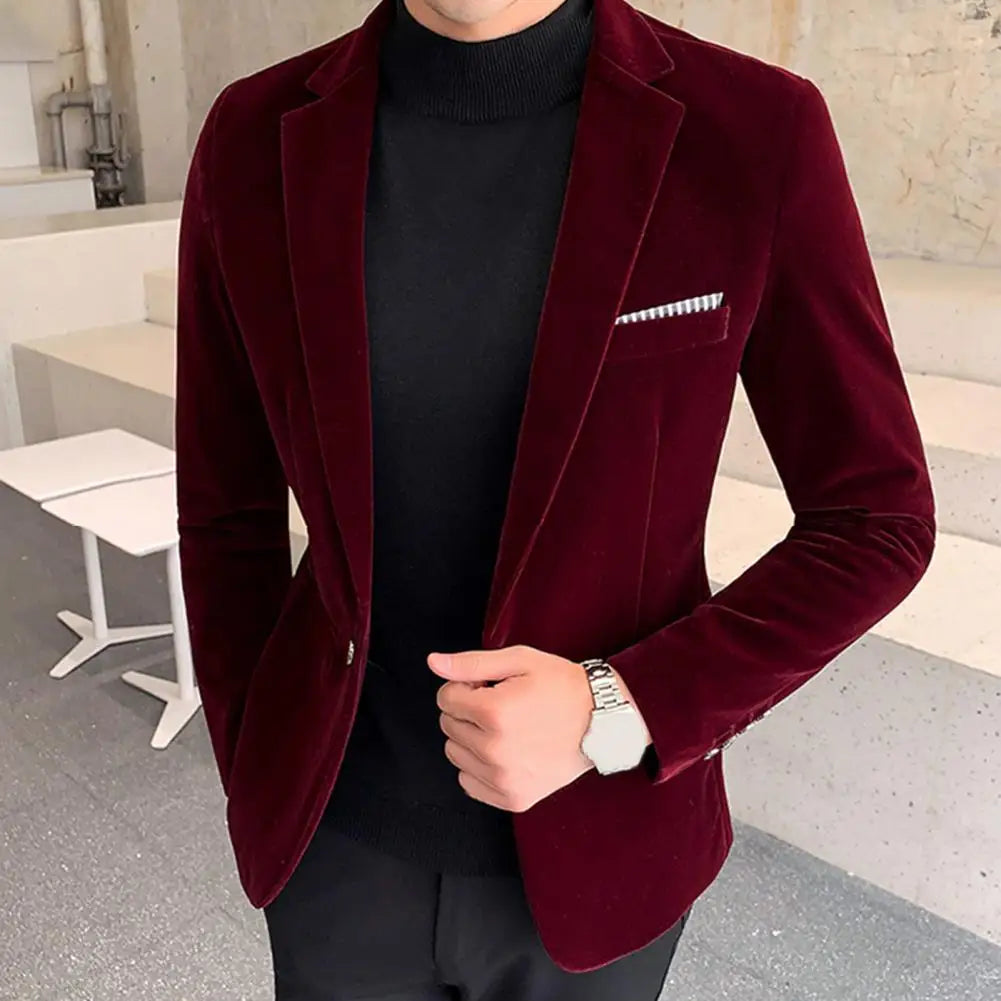 MIKE I CLASSIC VELVET BLAZER