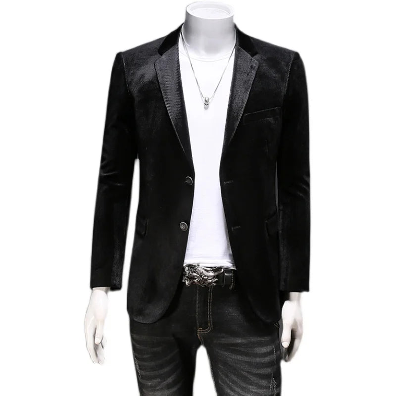 PHOENIX I RETRO STYLE CORDUROY BLAZER
