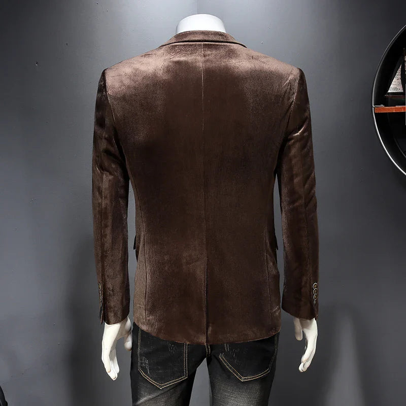 PHOENIX I RETRO STYLE CORDUROY BLAZER