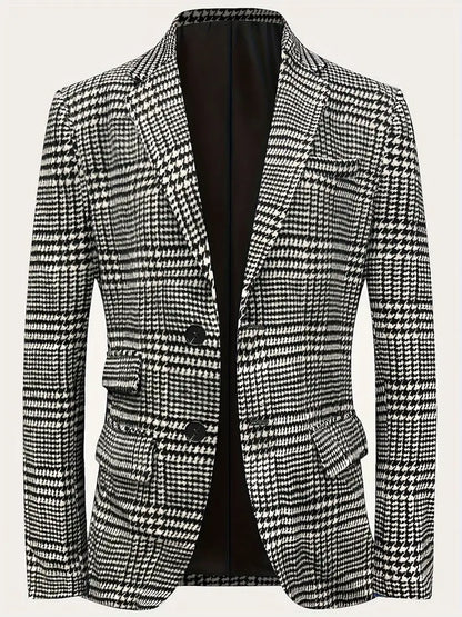 LEANDRO I MODERN PRINT BLAZER