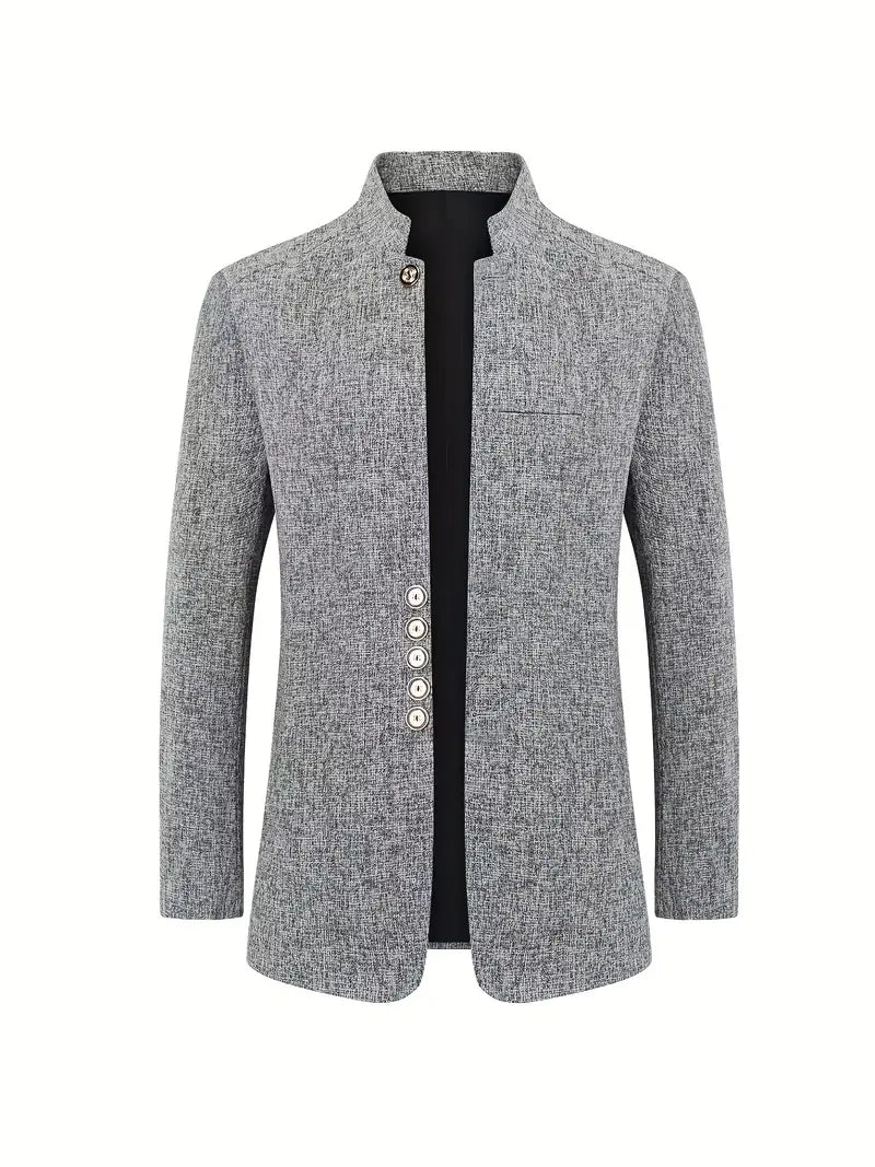 KLAUS I ELEGANT STAND-UP COLLAR BLAZER