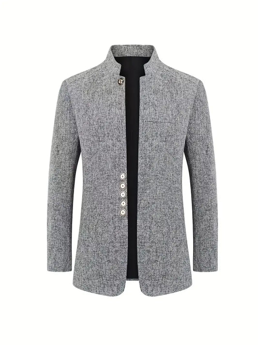 KLAUS I ELEGANT STAND-UP COLLAR BLAZER