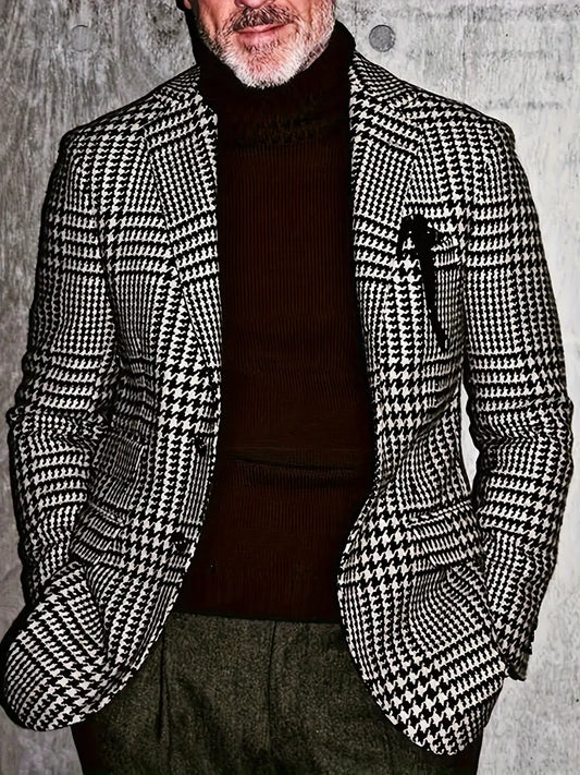LEANDRO I MODERN PRINT BLAZER