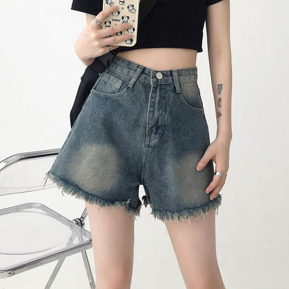 MELODIE I HIGHWAIST DENIM SHORTS