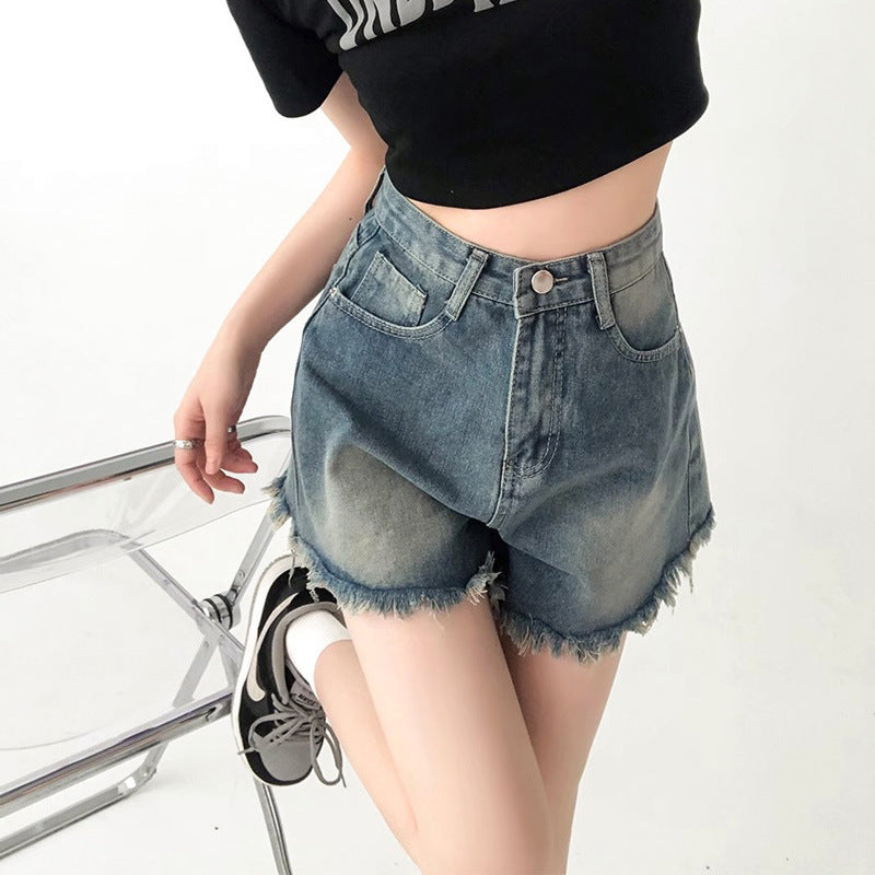 MELODIE I HIGHWAIST DENIM SHORTS