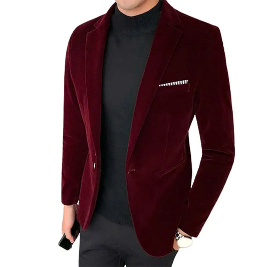 MIKE I CLASSIC VELVET BLAZER