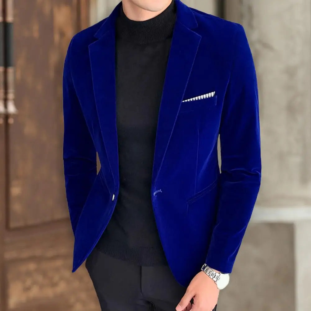 MIKE I CLASSIC VELVET BLAZER
