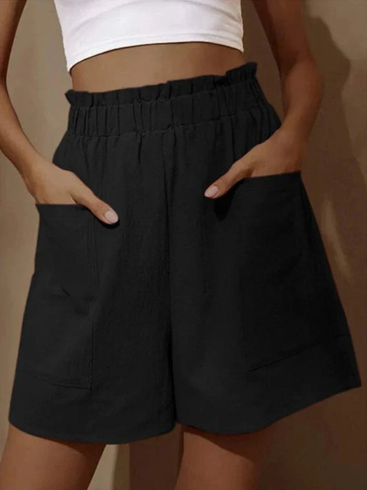 ELODIE I STYLISH HIGH-WAISTED SHORTS