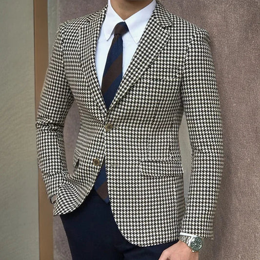 JAXON I CASUAL PRINT BLAZER