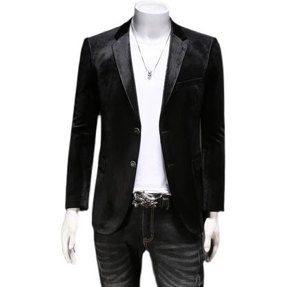 PHOENIX I RETRO STYLE CORDUROY BLAZER