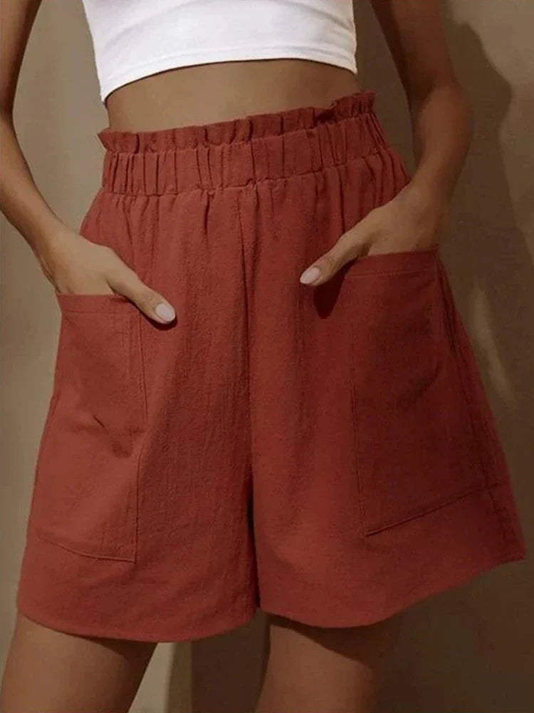 ELODIE I STYLISH HIGH-WAISTED SHORTS