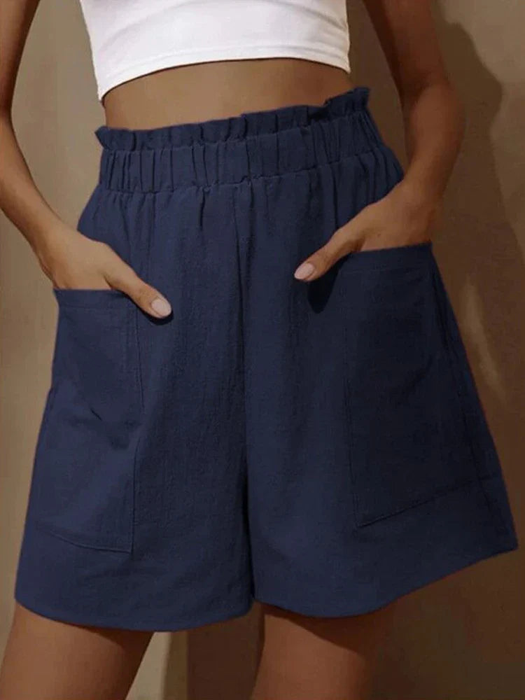 ELODIE I STYLISH HIGH-WAISTED SHORTS