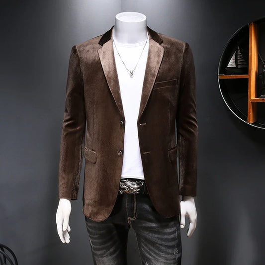 PHOENIX I RETRO STYLE CORDUROY BLAZER