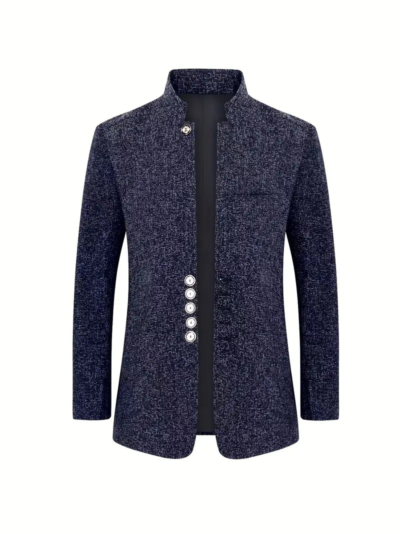 KLAUS I ELEGANT STAND-UP COLLAR BLAZER