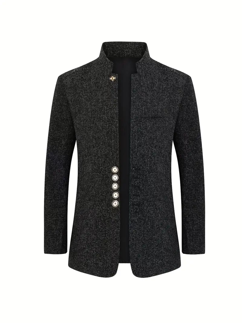 KLAUS I ELEGANT STAND-UP COLLAR BLAZER